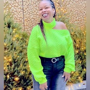 FashionNova Neon Sweater